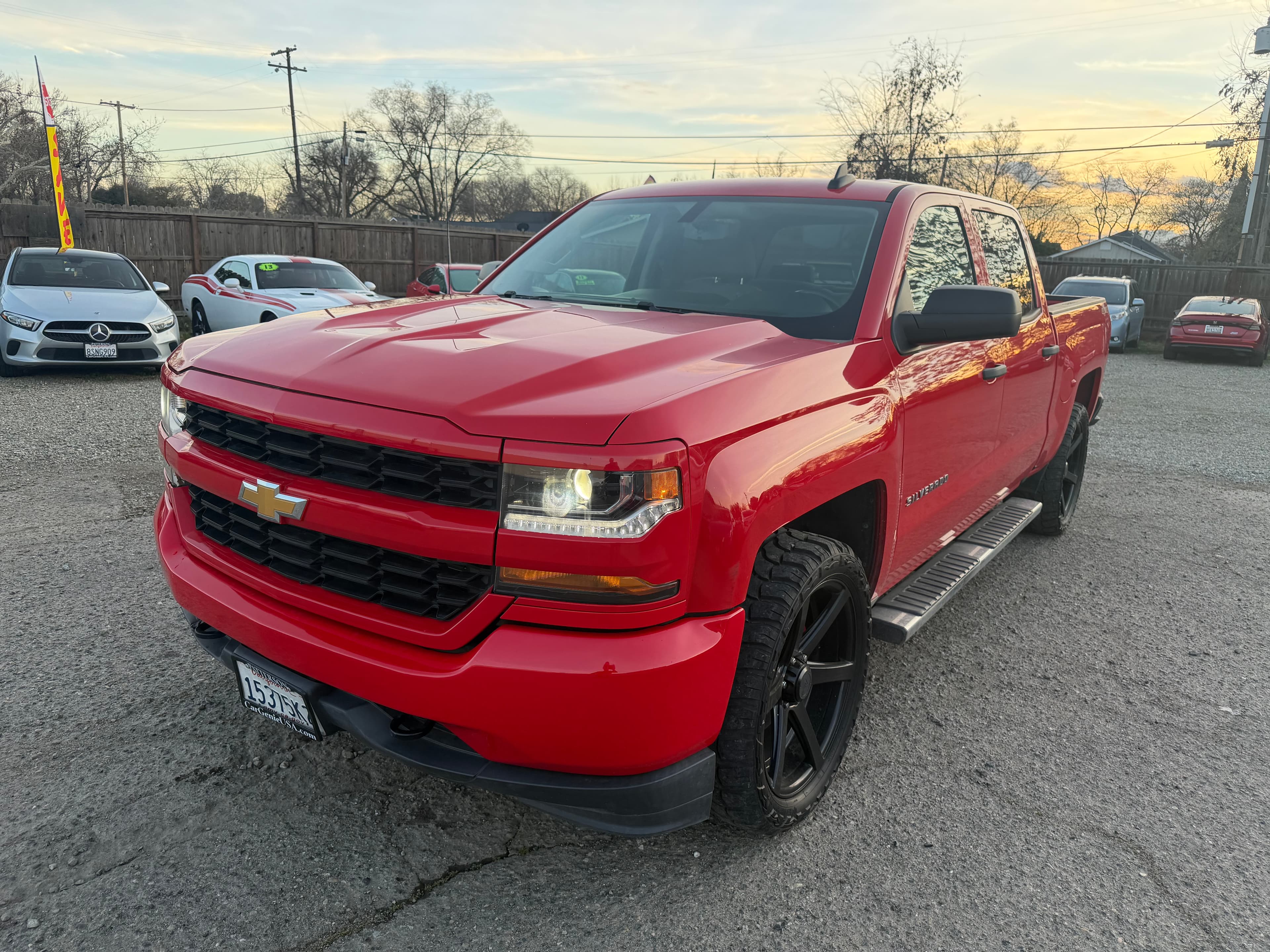 2018 Chevrolet Silverado 1500 Crew Cab Custom Pickup 4D 5 3/4 Ft for sale at Car Genie USA